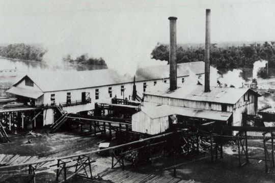 Space History Photo: Lumber Mill at Logtown